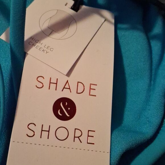 Women's Tunneled Plunge One Piece Swimsuit - Shade & Shore NWT - Picture 7 of 7